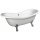 CHARLESTON freistehende Badewanne 188x80x41cm, Füsse Chrom