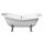 CHARLESTON freistehende Badewanne 188x80x41cm, Füsse Chrom