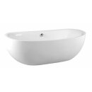 ZASU freistehende Badewanne 180x81x58, weiss