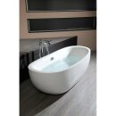 ZASU freistehende Badewanne 180x81x58, weiss