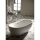 ZASU freistehende Badewanne 180x81x58, weiss