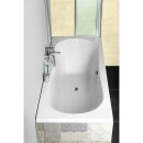 JIZERA Badewanne 180x80x39cm ohne Füsse, weiss