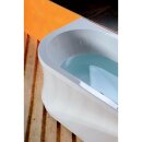 VIVA L asymmetrische Badewanne 175x80x47cm, links, weiss