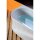 VIVA L asymmetrische Badewanne 175x80x47cm, links, weiss