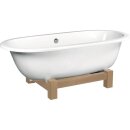 MATRIX W freistehende Badewanne 175x80x46cm, Holzgestell...