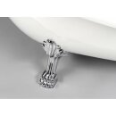 RETRO freistehende Badewanne 175x76x72cm, Füsse Chrom