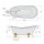 RETRO freistehende Badewanne 175x76x72cm, Füsse Chrom
