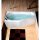 TIGRA asymmetrische Badewanne 170x80x46cm, links, weiss