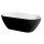 REDUTA Freistehende Badewanne 171x81x46cm, schwarz/weiss