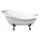 RETRO freistehende Badewanne 170x78x72cm, Füsse Bronze
