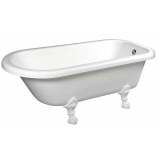 FOXTROT freistehende Badewanne 170x75x49cm, Füsse weiss
