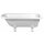 FOXTROT freistehende Badewanne 170x75x49cm, Füsse weiss