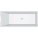 HERHIS freistehende Badewanne 170x72x63cm, weiss