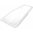 Raumspar Badewanne 170x70x39cm , MINOU, rechts, weiss