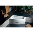 Raumspar Badewanne EVIA 170x100x47cm, rechts, weiss