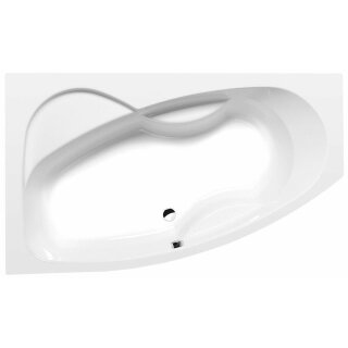 Raumspar Badewanne MAMBA 170x100x44cm, links,weiss