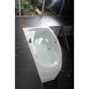 Raumspar Badewanne MAMBA 170x100x44cm, links,weiss
