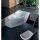 Raumspar Badewanne MAMBA 170x100x44cm, links,weiss