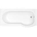 SKALI Badewanne mit Duschzone 167,5x85/75x40 cm, rechts,...