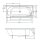 Raumspar Badewanne ASTRA 165x80x48cm links, weiss