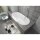 ASTRA O Ovale Badewanne mit Füssen 165x75x48cm, weiss