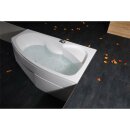 Raumspar Badewanne MAMBA 160x95x44cm, rechts, weiss