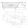 Raumspar Badewanne MAMBA 160x95x44cm, rechts, weiss
