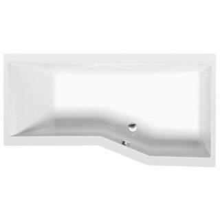 VERSYS R asymmetrische Badewanne 160x84x70cm, rechts, weiss