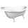 RETRO freistehende Badewanne 160x73x82cm, Füsse weiss