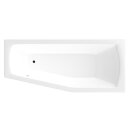 Raumspar Badewanne 160x70x39cm MINOU rechts, weiss
