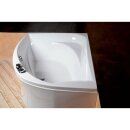 Raumspar Badewanne TANYA 160x120x49cm, links, weiss