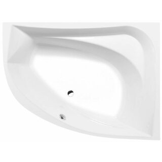 Raumspar Badewanne TANYA 160x120x49cm, rechts, weiss