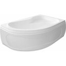 Raumspar Badewanne 160x105x45cm, CIDLINA, rechts, weiss