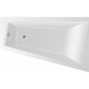 Raumspar Badewanne 160x100x42cm, ohne Füsse, rechts,...