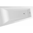 Raumspar Badewanne 160x100x42cm, ohne Füsse, links,...