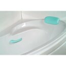 Raumspar Badewanne NAOS 158x100x43cm, rechts, weiss