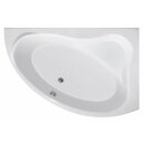ORAVA Badewanne 150x90x38cm ohne Füsse, rechts, weiss