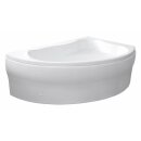 ORAVA Badewanne 150x90x38cm ohne Füsse, rechts, weiss