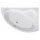 ORAVA Badewanne 150x90x38cm ohne Füsse, rechts, weiss