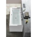 CLEO Rechteckwanne mit Füssen 150x75x48cm, weiss