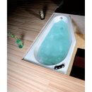 Raumspar Badewanne TIGRA 150x75x46cm, Rechts, weiss