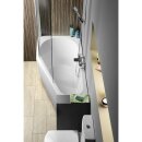 Raumspar Badewanne TIGRA 150x75x46cm, Rechts, weiss