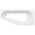 Raumspar Badewanne TIGRA 150x75x46cm, Rechts, weiss