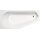 Raumspar Badewanne TIGRA 150x75x46cm links, weiss