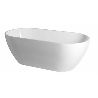 REDUTA Freistehende Badewanne 150x75x46cm, weiss