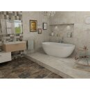 REDUTA Freistehende Badewanne 150x75x46cm, weiss