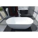 REDUTA Freistehende Badewanne 150x75x46cm, weiss