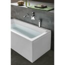 LILY 150 Rechteckwanne mit Füssen 150x70x39cm, weiss