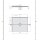 MIRAI Gussmarmor - Duschwanne, Rechteck 90x80x1,8cm, links, weiss