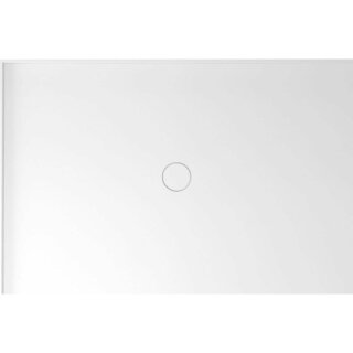 MIRAI Gussmarmor - Duschwanne, Rechteck 120x80x1,8cm, links, weiss